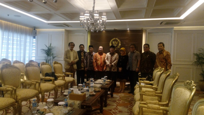Ketua DPR RI Ade Komarudin menerima kunjungan dari Ombudsman Republik Indonesia 