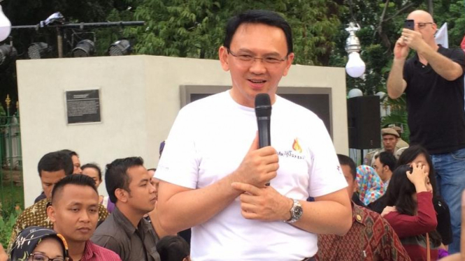 Gubernur DKI Jakarta, Basuki Tjahaja Purnama.