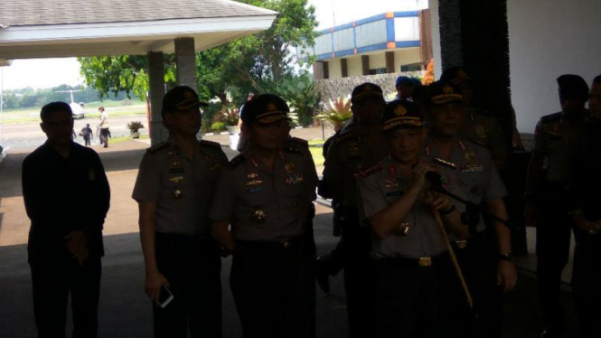 Kapolri Jenderal Pol. Tito Karnavian di Lanud Halim Perdanakusuma Jakarta