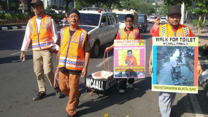 Kampanye jamban, jalan dari Semarang ke Jakarta