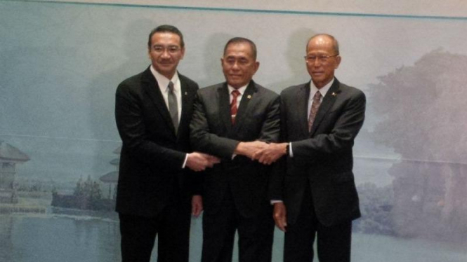 Menteri Pertanahanan Indonesia, Malaysia, dan Filipina