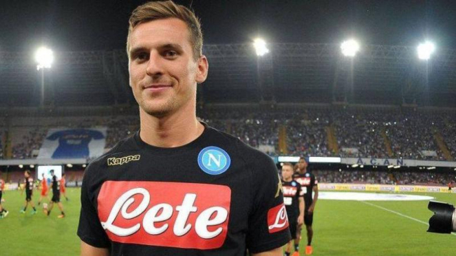 Penyerang Napoli, Arkadiusz Milik.