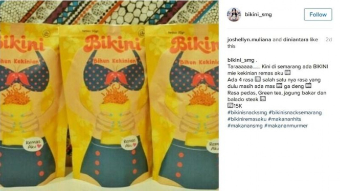 Mi Bikini, Bihun Kekinian