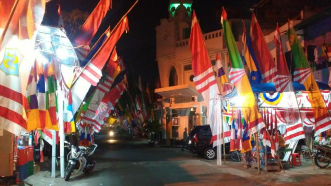 Kampung bendera di Surabaya