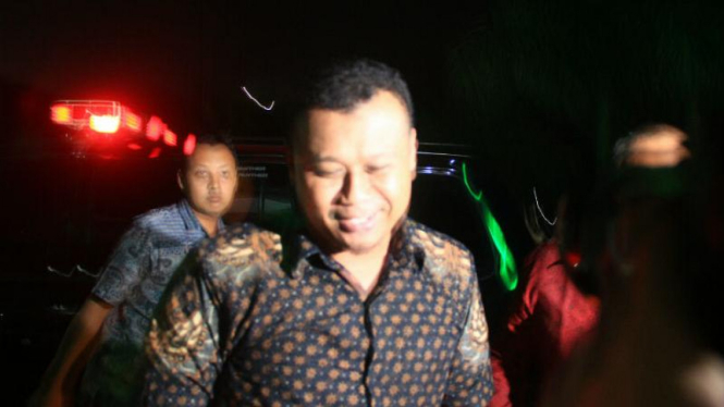Bupati Subang Ojang Suhandi yang menjadi tersangka kasus suap