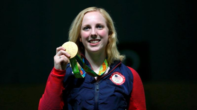 Peraih medali emas pertama Olimpiade 2016, Virginia Thrasher