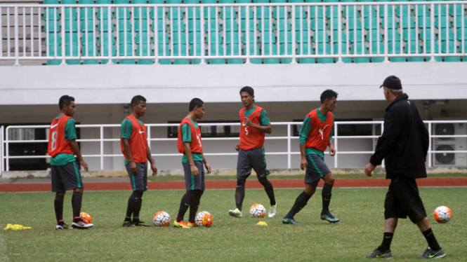  Latihan Perdana Timnas Indonesia Piala AFF.