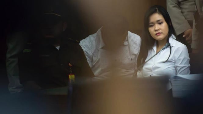 Jessica Kumala Wongso di sidang pengadilan