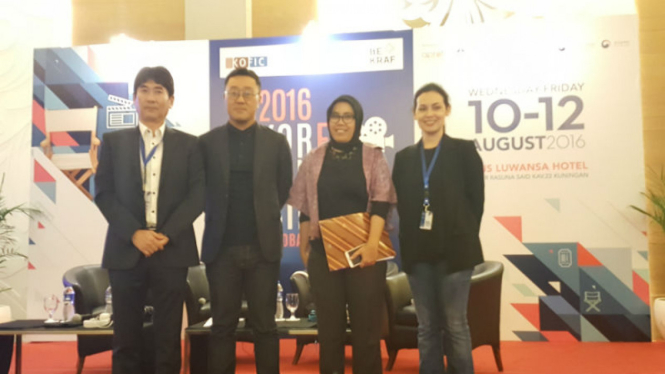 Diskusi acara Korea-Indonesia Cinema Global Networking