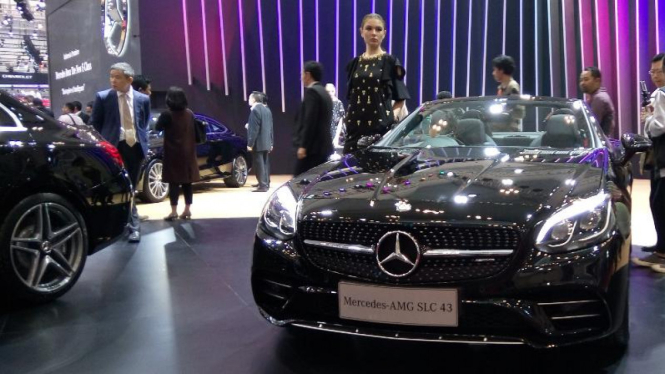 Booth Mercedes-Benz di GIIAS 2016.