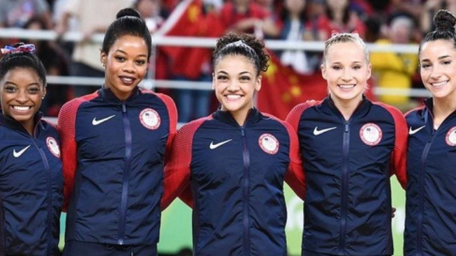 Tim senam putri Amerika Serikat di Olimpiade Brasil