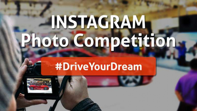 VIVA.co.id bekerja sama dengan Gaikindo Indonesia International Auto Show 2016 menyelenggarakan Instagram Photo Competition dengan tema #driveyourdream. 
