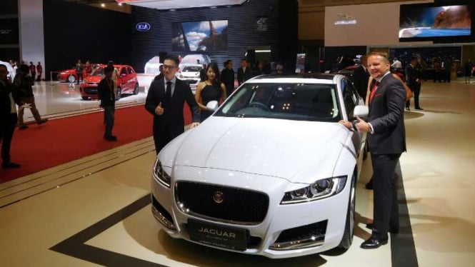 All New Jaguar XF di GIIAS 2016. Ilustrasi