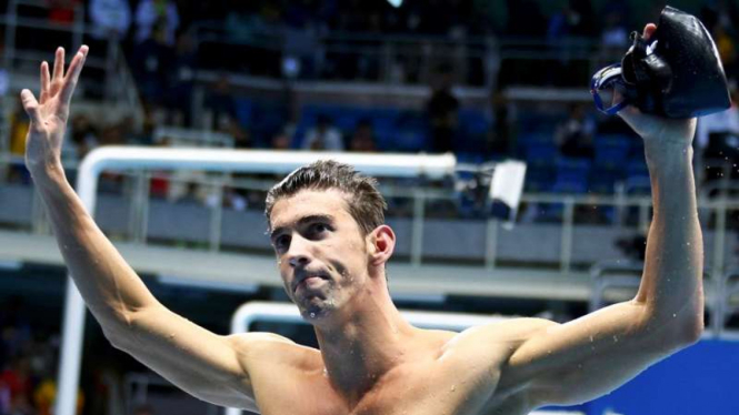 Perenang Amerika Serikat, Michael Phelps.