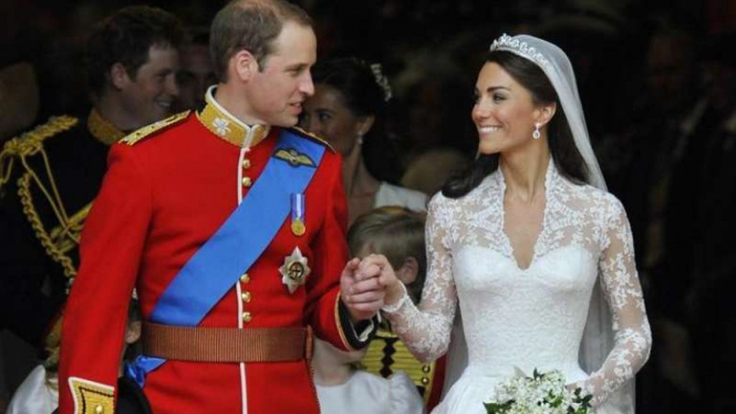 Kate Middleton dan Pangeran William.