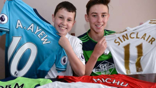 Elis dan Griffiths, fans Swansea City