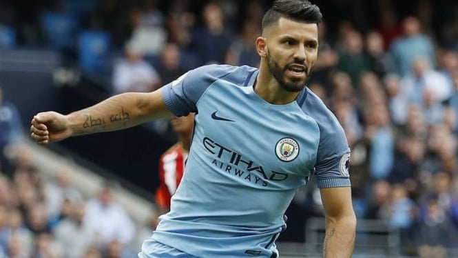 Striker Manchester City, Sergio Aguero