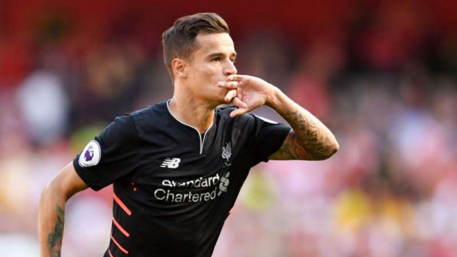 Pemain Liverpool, Philippe Coutinho.
