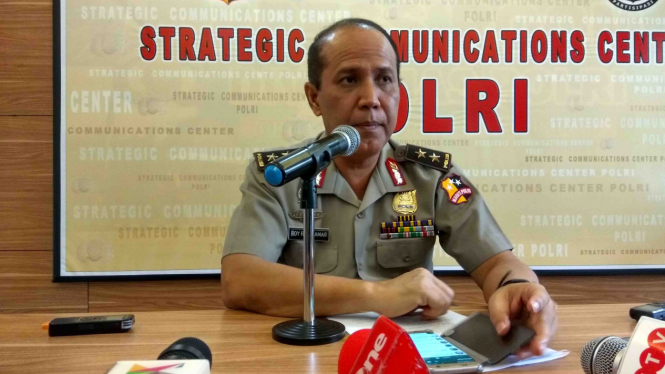 Kepala Divisi Hubungan Masyarakat Mabes Polri Inspektur Jenderal Boy Rafli Amar.