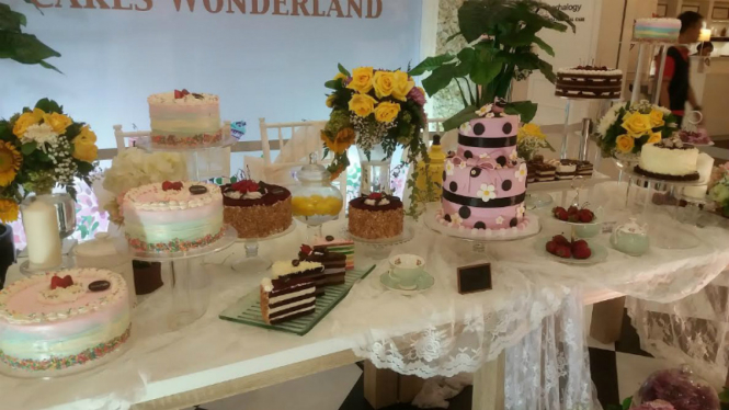 Aneka kue di pameran Cake Wonderland