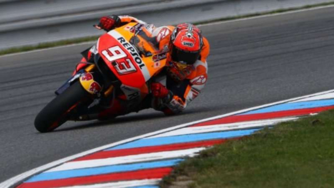 Pembalap Repsol Honda, Marc Marquez 