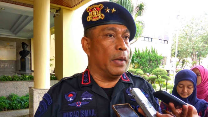 Inspektur Jenderal Polisi (purnawirawan) Murad Ismail saat menjabat Komandan Korps Brimob Polri.