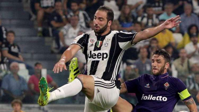 Penyerang Juventus, Gonzalo Higuain.