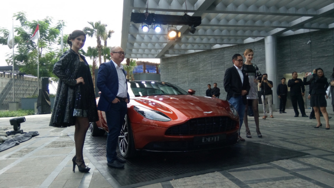 Peluncuran Aston Martin DB11 di Jakarta.