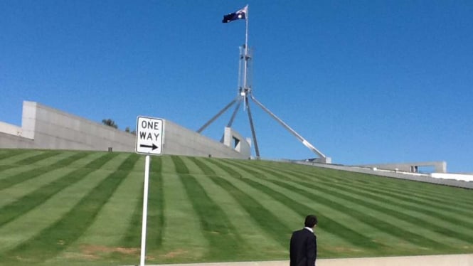 Gedung parlemen Australia di Canberra