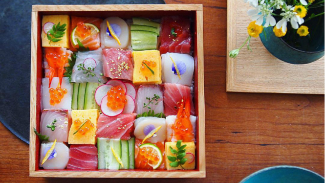 Sushi mosaik