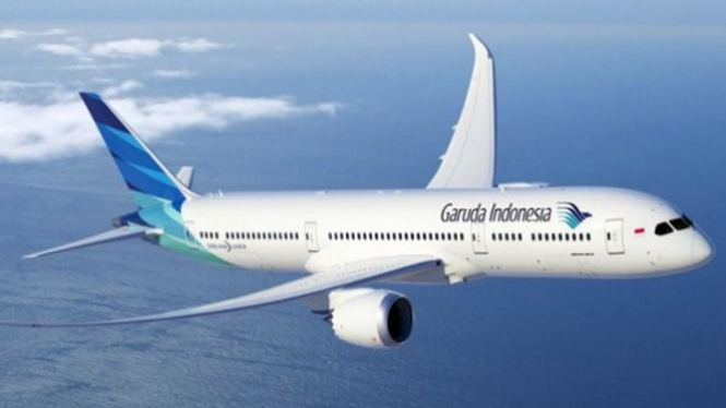 Pesawat Garuda Indonesia.
