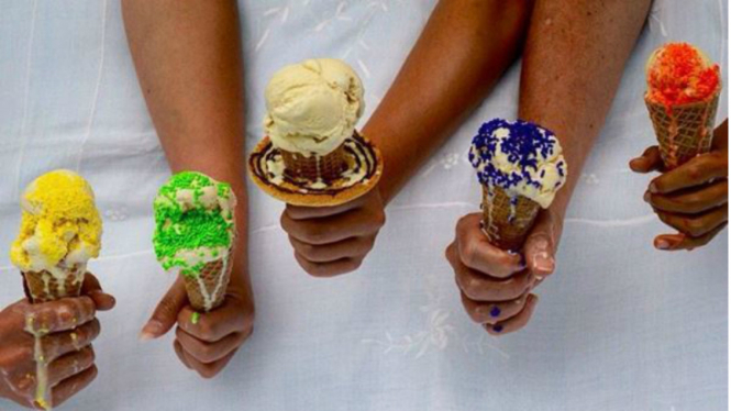 Cara menyiasati es krim yang menetes