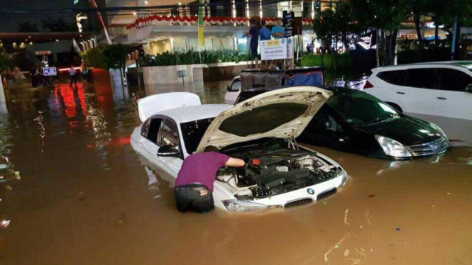 Banjir di Kemang Jakarta Selatan
