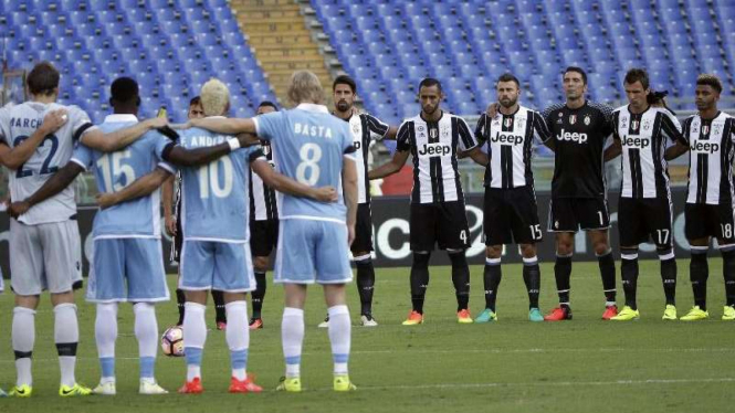 Hening cipta dalam laga Lazio kontra Juventus