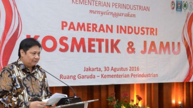 Menteri Perindustrian Airlangga Hartarto