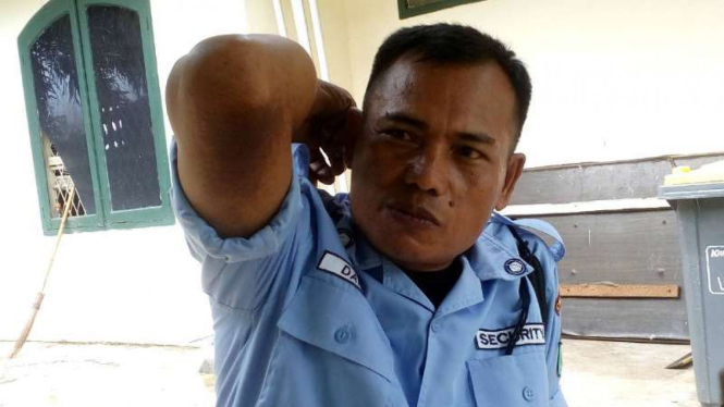 Dani Saputra, security di Depok yang selamat setelah tersambar petir