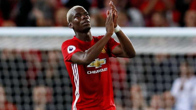 Gelandang Manchester United, Paul Pogba