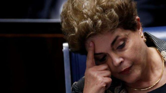 Presiden Brasil terguling, Dilma Rousseff.