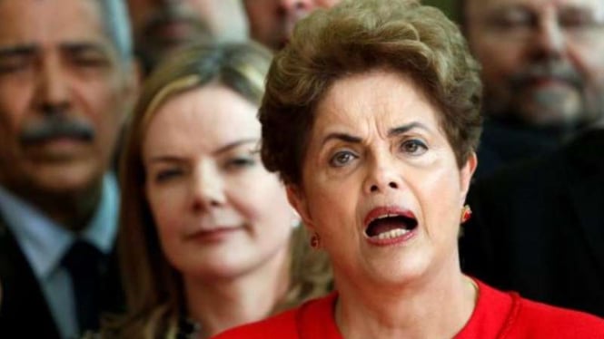 Presiden Brasil terguling, Dilma Rousseff.