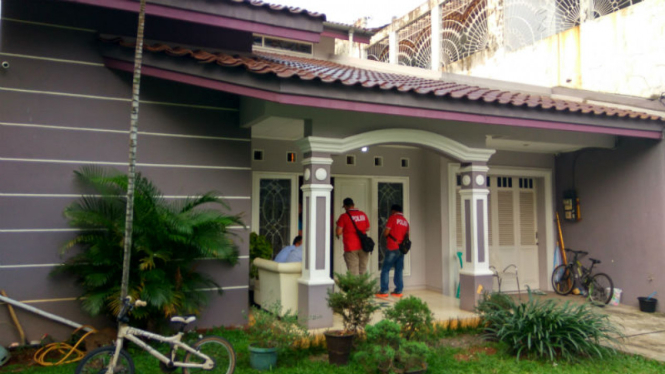 Rumah Gatot Brajamusti di Jalan Niaga Hijau x, Kebayoran Baru, Jakarta Selatan