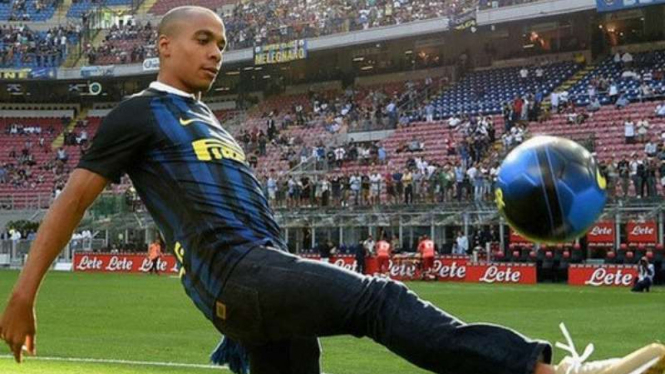 Gelandang Inter Milan, Joao Mario.