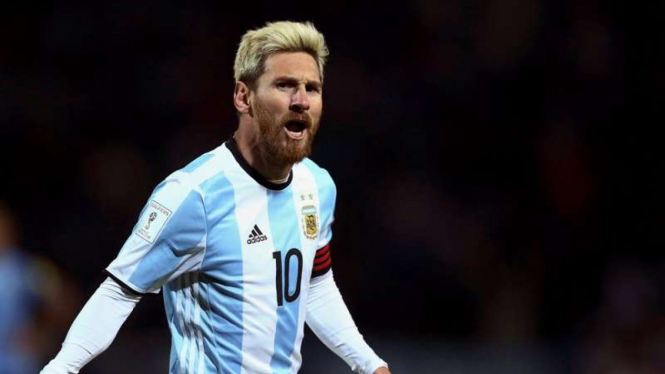 Bintang Tim Nasional Argentina, Lionel Messi.