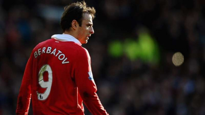 Dimitar Berbatov saat masih membela Manchester United