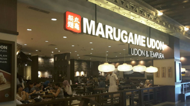 Restoran cepat saji Maragume Udon di Grand Indonesia, Jakarta Pusat.