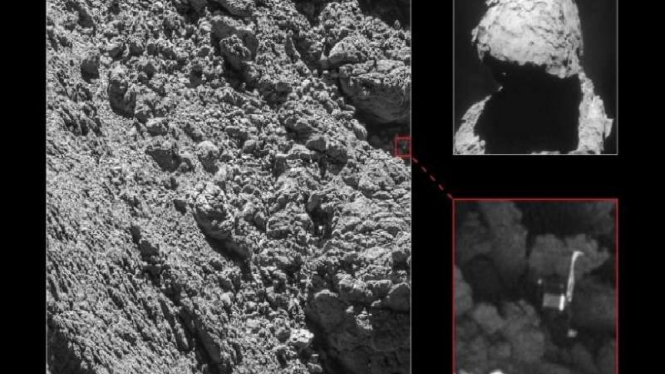 Posisi robot Philae terdeteksi 