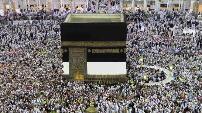 Masjidil Haram Dipadatai Jemaah Menjelang Wukuf