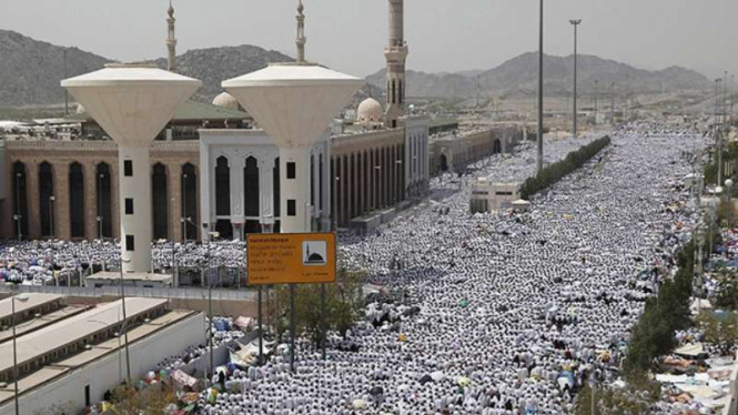 Suasana Ibadah Haji di Mekah.