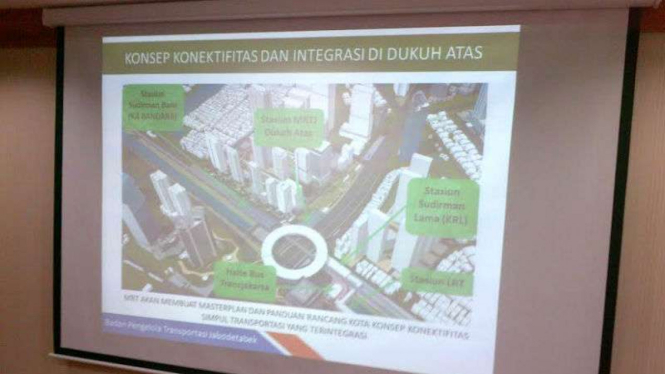 Rencana konsep konektifitas dan integrasi  di Dukuh Atas, Jakarta