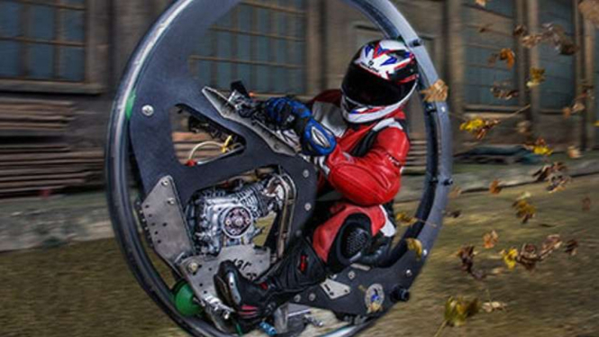 Motor monowheel tercepat di dunia