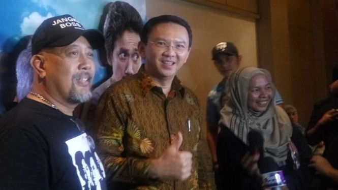 Indro dan Gubernur DKI Jakarta, Basuki Tjahaja Purnama